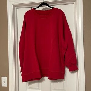 lululemon athletica perfectly oversized crewneck sweatshirt